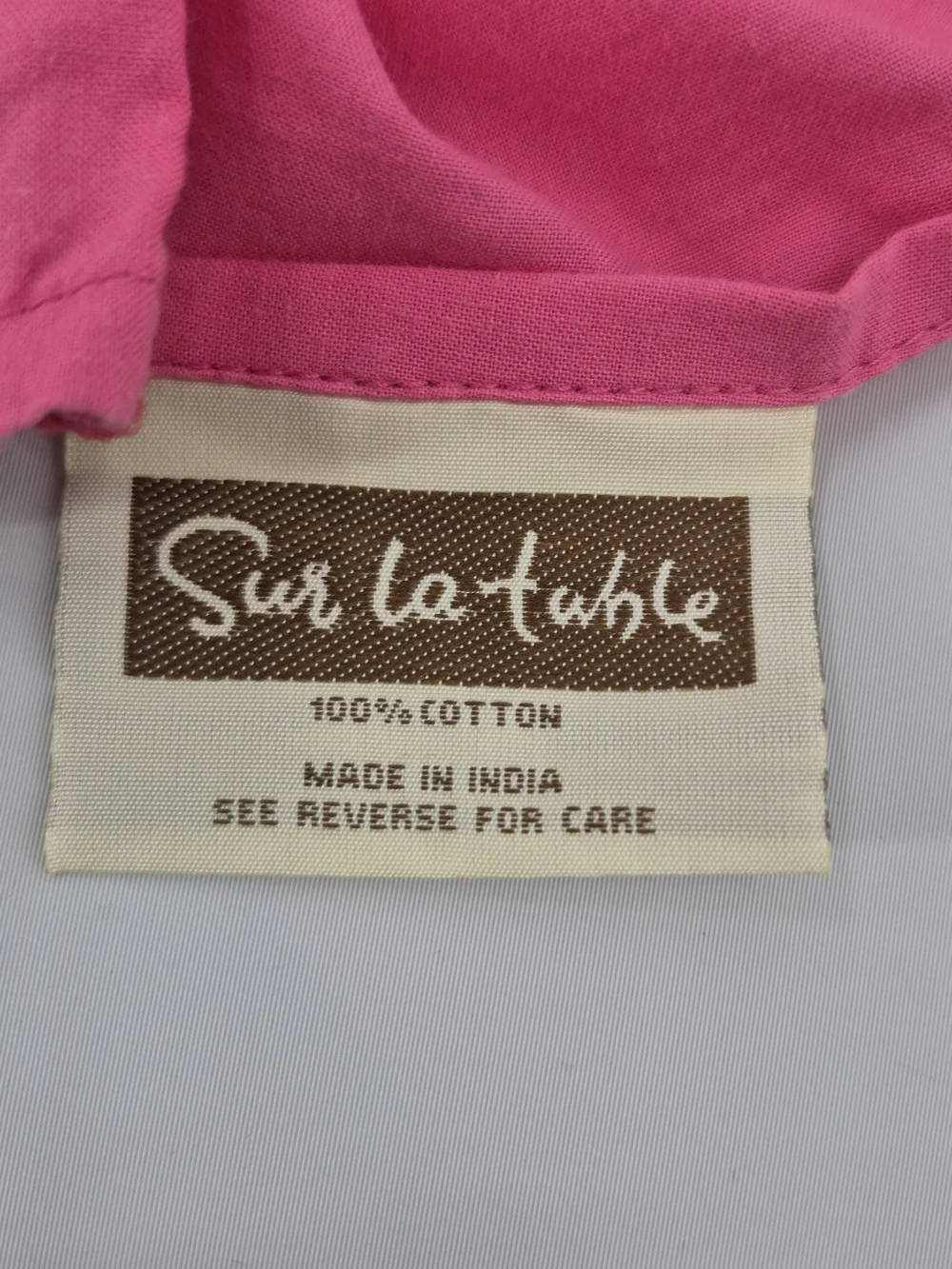 Sur La Table Apron One Size Pink Black Paris Eiffel Tower Polka Dot Retro